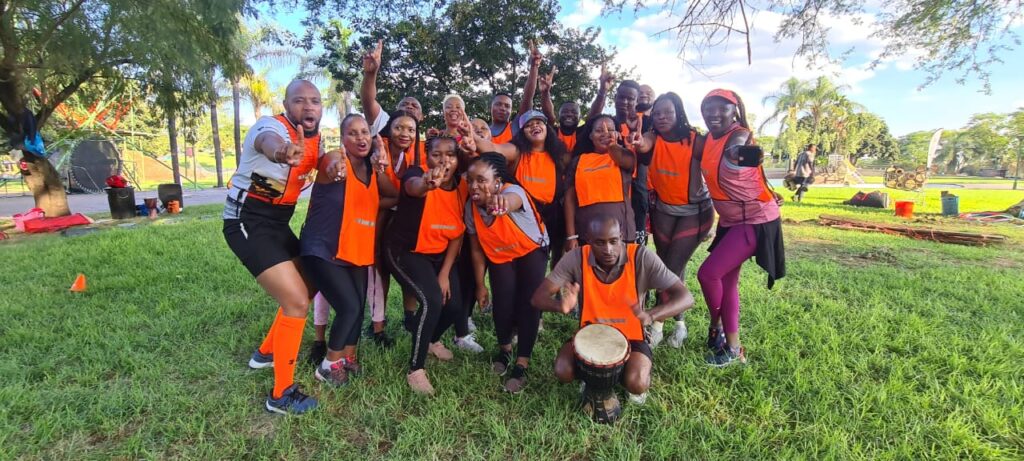 Team building activity in South Africa with Teambo