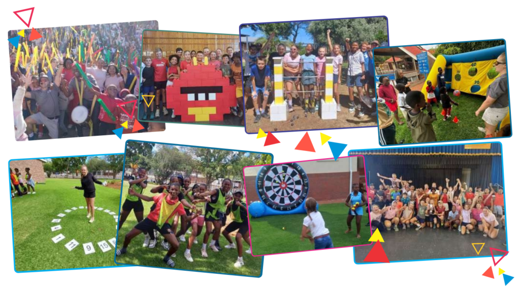 Grade 7 learners in a leadership development activity