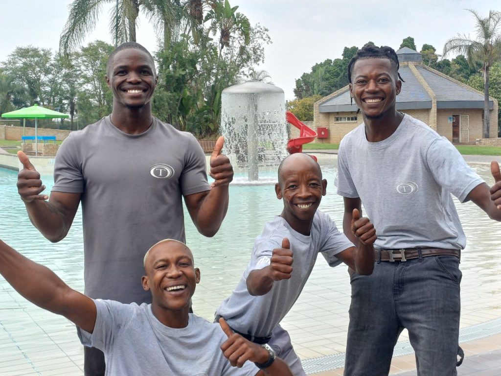 Teambuilding session in Johannesburg office