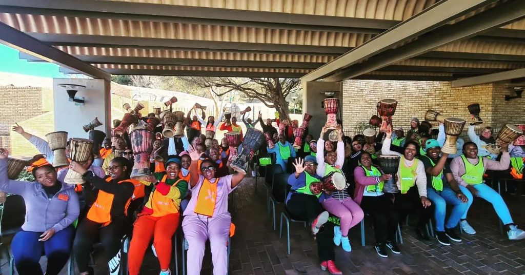 Team building activity in South Africa with Teambo