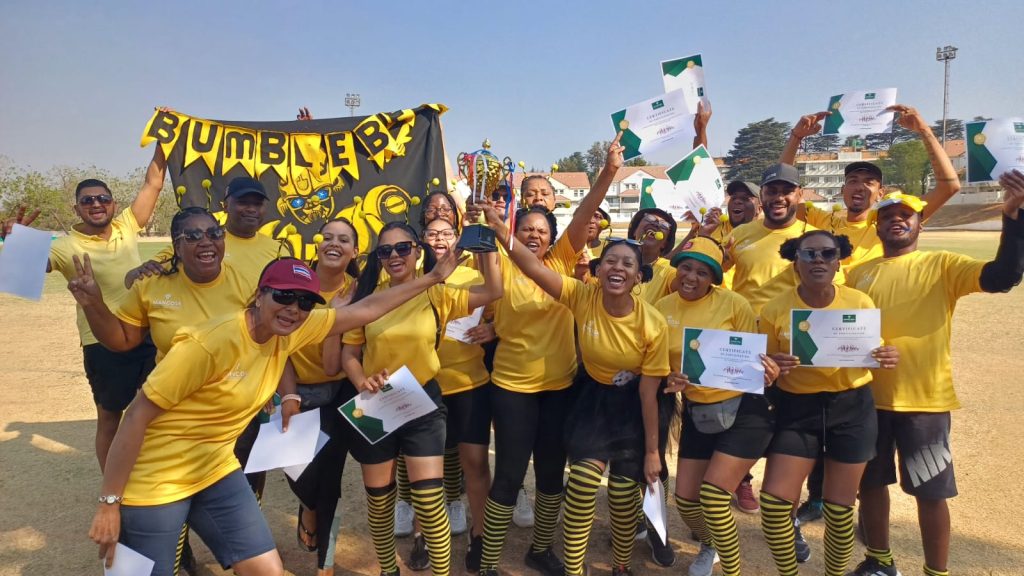 Grade R learners participating in professional school teambuilding services in South Africa