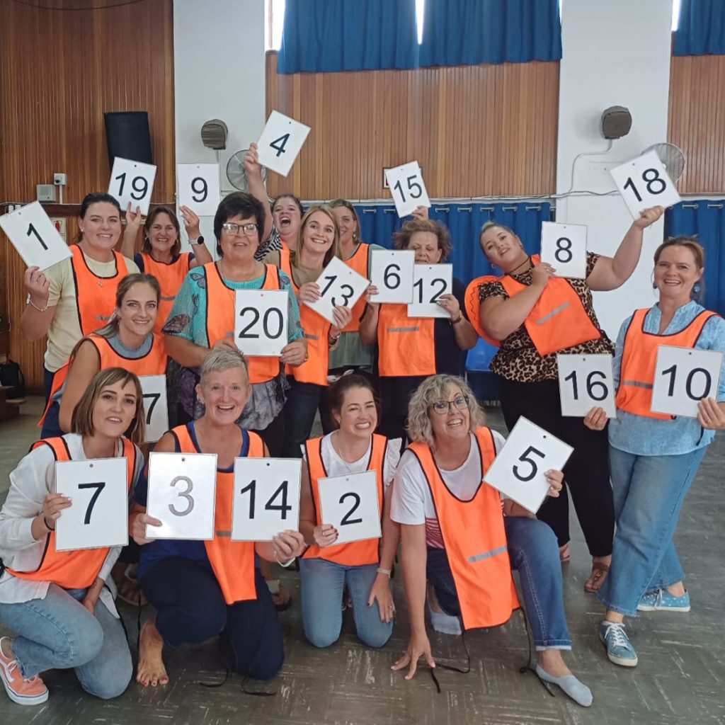 Winning team elements activity in Durban school