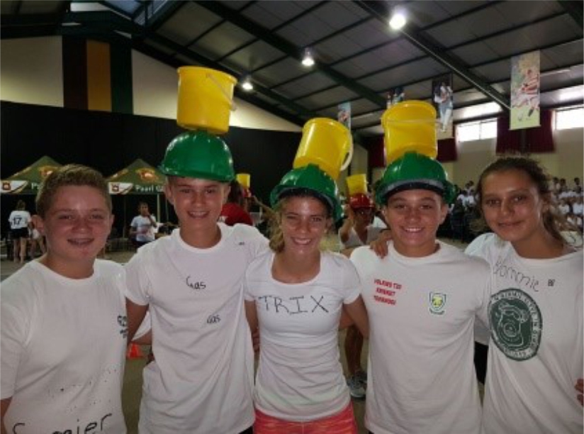 Grade 6 Leadership Identification Camps group exercises