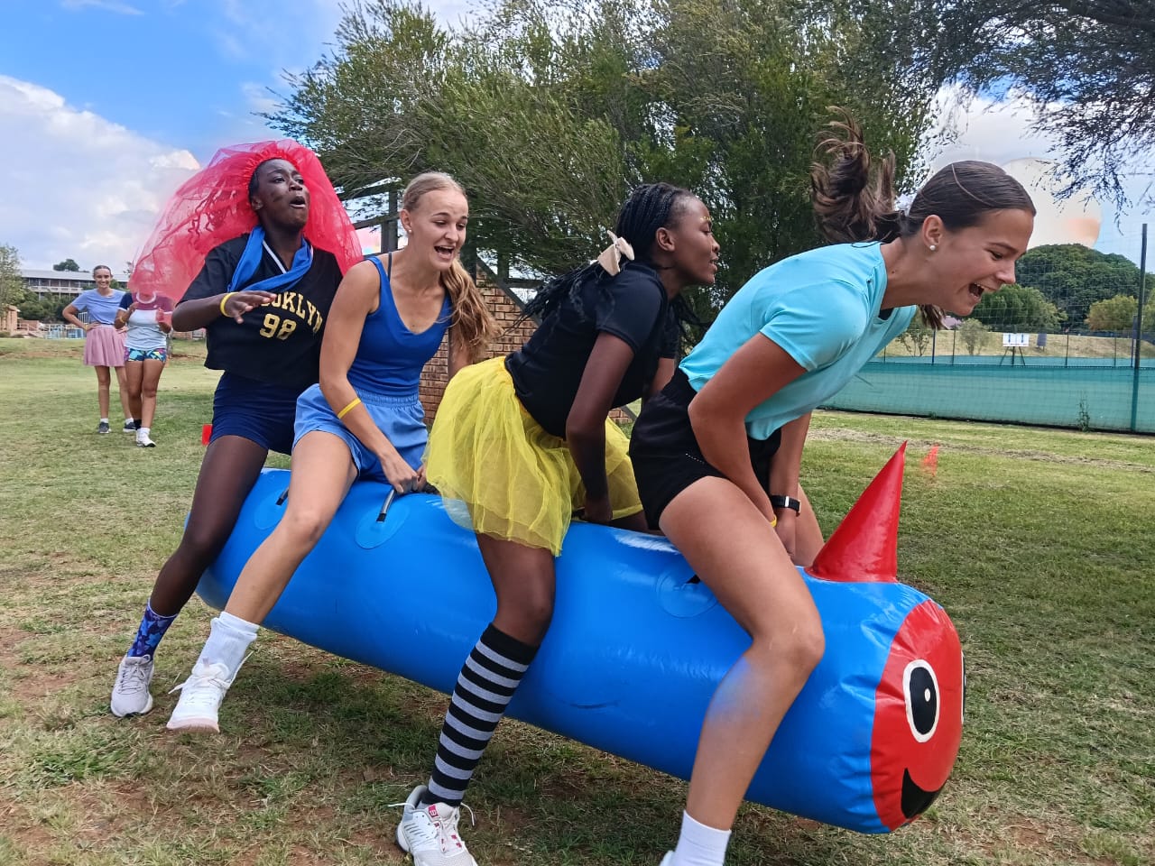 Learners building confidence through practical school activities