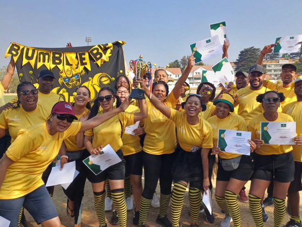 Grade R learners participating in professional school teambuilding services in South Africa